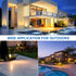 MEIKEE 15W Low Voltage Landscape Lights 1500LM Warm White LED Spotlights for Outdoor Garden Lighting