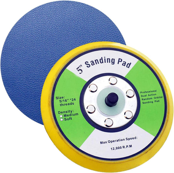 PSA Sanding Pads for Dual Action Air Sander, 5 Inch