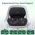 FuturaLoom Tailbone Memory Foam L-Shaped Seat Cushion with Lumbar Support & Adjustable Strap - Pain Relief for Office