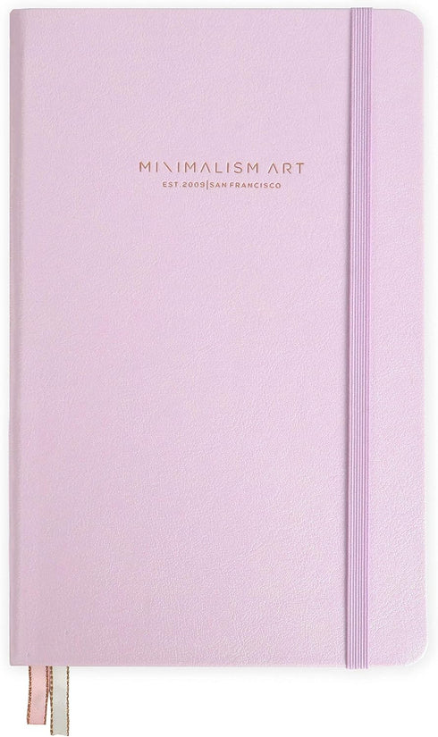 Minimalism Art, Premium Hard Cover Notebook Journal, X-Large Size, Master A4 8.3" x 11.4", 186 Numbered Pages, Gusseted