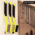 Set 3Pcs 7 Inches Lavaxon Wire Brush - Nylon/Brass/Stainless Steel Bristles with Curved Handle Grip for Rust, Dirt