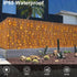 13Ft 3.3Ft 200 8 DBFAIRY Solar Curtain Lights, x LED Outdoor Curtain Lights Waterproof Auto ON/Off Modes for Garden