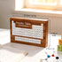 Ammonite Wooden Periodic Table Desk Lamp, USB Powered Element Block LED Warm White Light, Educational Decor