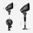 5W 2700K GOODSMANN Low Voltage Spotlights Landscape Lighting LED Outdoor Floodlights Warm White Replaceable LED Outside