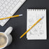BAZIC #2 HB Pencils, Latex Free Eraser, Premium Wood Yellow Unsharpened Pencils for School and Office (12/Pack, 2-Packs)