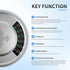 XTUGA Q3 360Voice Conference Speaker Bluetooth Microphone, Pickup Noise Reduction Gain Control for Meetings,Zoom,Home