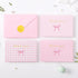 Envelopes,50 Pack Crisky Thank You Cards with Pink Thank You Cards Bulk Bow Style for Baby Shower, Birthday, Wedding