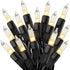 Clear Christmas Lights 25FT 100 Incandescent Bulbs Warm White Mini Lights with