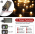 33FT 100LED 8 Christmas Lights Indoor, Globe String Lights for Bedroom Modes with Remote, Outdoor Hanging Fairy Lights