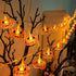 FFZZKJ 10FT 20LED 8 Halloween Lights Pumkin Lights with Timer Modes Battery Operated Indoor Outdoor for Halloween