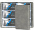 MaxGear Business Card Organizer, Portable Holder for 240 Cards, Professional PU Binder File Storage, Dark Gray