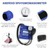 LotFancy Aneroid Sphygmomanometer, Professional Blood Pressure Cuff, Adult 8.5"-16.5", Calibrated BP Gauge, Blue