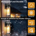 2 Pack 14 Inch Outdoor Wall Light Fixtures, Large Exterior Coach Lights, Black Wall Sconce Lamp, Exterior Waterproof