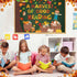 Pasimy Fall Reading Bulletin Boards, Book Tree Classroom Decorations, Autumn Scarecrow Pumpkin Cutouts for Thanksgiving