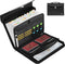 Hontom 24 Pockets Fireproof Accordion File Organizer, Portable Document Storage Folder with Snap Closure