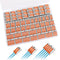 60Pcs Lever Nuts Wire Connectors, 2 3 5 Port Compact Splicing Electrical Wire Connector Assortment Kit for 28-12 AWG