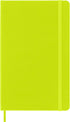 Moleskine Classic Notebook, Hard Cover, Large (5" x 8.25") Plain/Blank, Lemon Green, 240 Pages by Moleskine