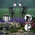ZKLiLi Fairy Solar Garden Light,Outdoor Garden Fairy Decor Waterproof Large Hanging Lantern Decorations for Patio Yard