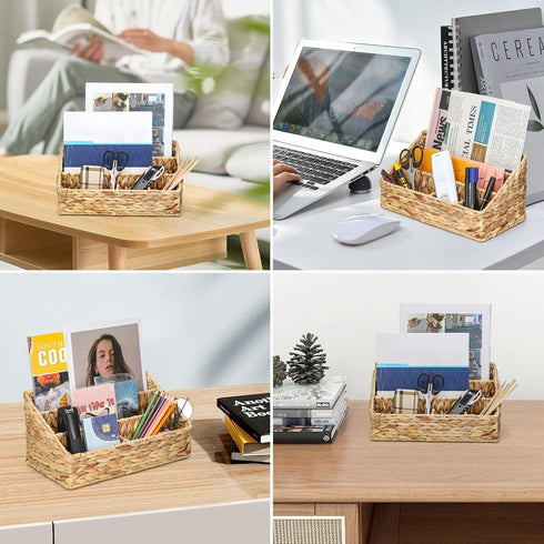Desk Organizers and Accessories, Mail Sorter Organizers, Bills Organizers, Water Hyacinth Storage