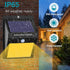 2 Pack Solar Motion Lights Outdoor - 100LED Wireless IP65 Waterproof Security Lights for Front Door and Backyard