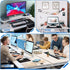 Quick Key Non-Slip Keyboard Mouse Pad, Upgraded Extended Desk Mat with Office Software Shortcuts Pattern