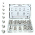 wwsurpluses 130 Pcs Locknuts Assortment Kit, 6#32 8#32 10#24 10#32 1/4-20 5/16-18 3/8-16