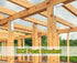 KOMOHOM 5" 5" 2.5" (4 X X Heavy Duty L Brackets for Wood PCS), L-Shaped Corner Brackets for Shelving and Furniture