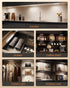 Closet 50 Dimmable, 3 11.8 inch Counter (3 Pack) EZVALO Under Cabinet Lighting, Wireless Lights, LED Rechargeable