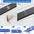 Hiboom 2 Pcs Welders Pencil with 24 Pcs Silver Round Refills, Mechanical Pencils with Built-in Sharpener for Fabrication