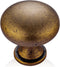 5-Pack Antique Brass Cabinet Knobs, Vintage Round Drawer Knobs for Kitchen Cupboards, Unique Home Improvement