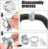 24pcs 1/2Inch Clamp Type Cable Connectors for Metallic Conduit to Protect Cables