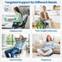 SweetSlubr Discomfort&Tailbone Large Donut Pillow Seat Cushion for Hemorrhoid Pressure, Office Chair Cushion for Long