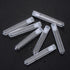 Hicarer 50 Pieces Clear Plastic Test Tubes, 12 by 75 mm with Push Caps