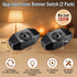 2 Pack Dimmer Dimmer Dimmable Bulbs Upgraded Inline Switch for Lamp Cord, Full Range Rotary Switch for Table Floor