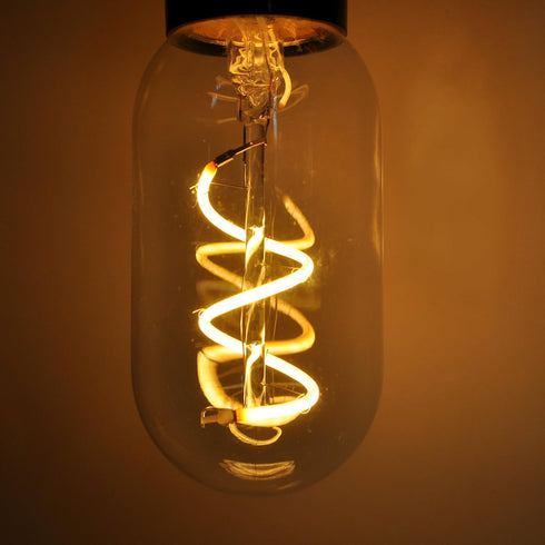 T45 3 Bulb E26 Hometown Evolution, Inc. LED Spiral Filament Watt Light with Medium Base for Lamps, Fixtures