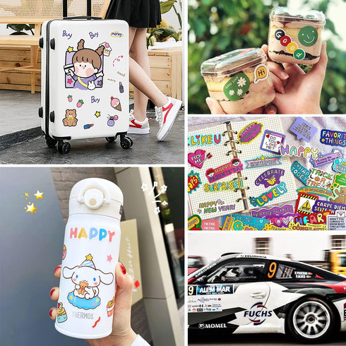 80 Gwybkq Glossy Sticker Paper Printable Vinyl for Inkjet Printer, Sheets Labels Waterproof Decal Paper