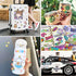 80 Gwybkq Glossy Sticker Paper Printable Vinyl for Inkjet Printer, Sheets Labels Waterproof Decal Paper