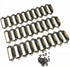Office Library File Drawer Tag Frame Label Holder - 30Pcs Pull Handle (Brass)