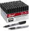 Permanent Markers Bulk, 120 Pack Black Fine Tip Waterproof Markers, Premium Smear Proof Pens for Office Supplies