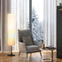 95cm NUOBESTY Paper Floor Lamp Shade Replacement White Floor Lamp Cover Long Standing Lampshade Foldable Protector