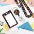 Book Lover Gifts for Women, Reading Lanyards for ID Badge, Bookshelf ID Badge Holder with Retractable Reel Clip
