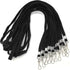 Beebel Breakaway Lanyards, Black Neck Straps with Swivel J Hook for Badge ID Card Holder