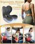 Tailbone Lumbar Support Seat Cushion, Memory Foam Ergonomic Cushion for Sciatica, Hip & Pain Relief Office Chair, Car