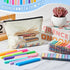 Book Annotation Kit with 8000 Pcs Transparent Sticky Tabs, 36 Aesthetic Highlighters, Canvas Bag for Office Supplies