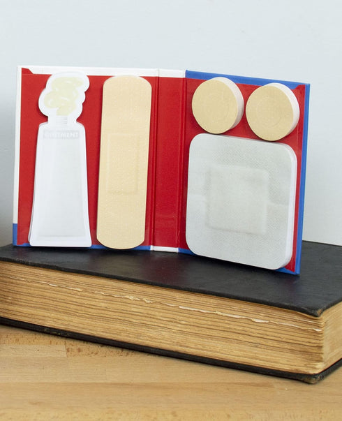 The Unemployed Philosophers Guild Document First Aid Booklet - 3.25" x 4.25" with Self-Sticky Notes Inside