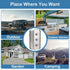 Upgraded Metal Magnetic Key Holder for Car, Waterproof Magnetic Key Box, Hide a Key Outside, Silver