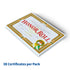 Hayes Honor Roll Certificate, 8-1/2 x 11 inches, Paper, Pack of 30