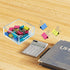 Clear Acrylic Sticky Notepad Holder, 3.94" x 3.94" x 1.77" for Office Desk Accessories, Acrylic Sticky Note Dispenser