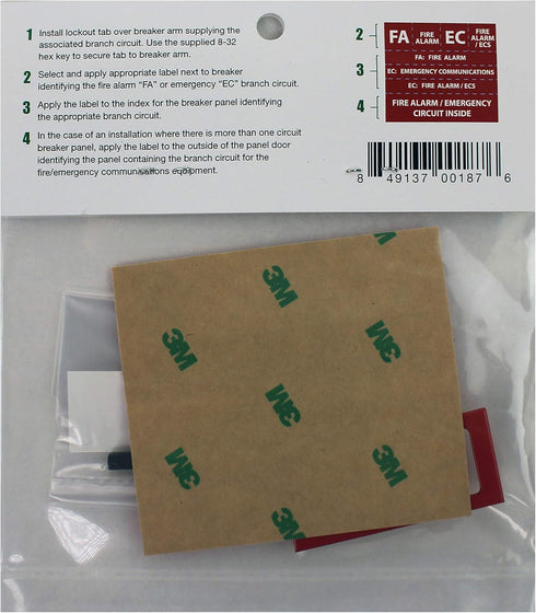 Space Age EClips ELOCK-FA E-Series Fire Lockout Kit