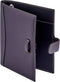 It's Academic Mini Executive Leather Portfolio Folder, 1" Ring Binder, 250-Sheet Capacity, Dark Brown